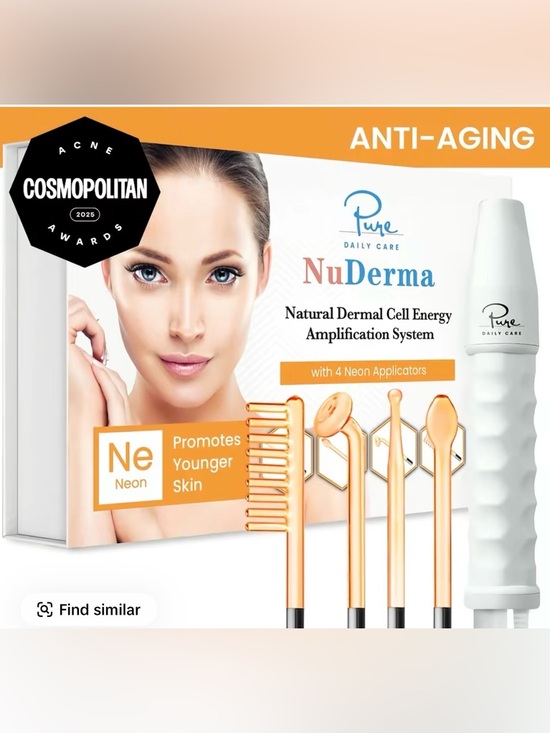 Nuderma Other - NWT Pure Daily Care NuDerma Neon Derma Wand Set - neon Applicators